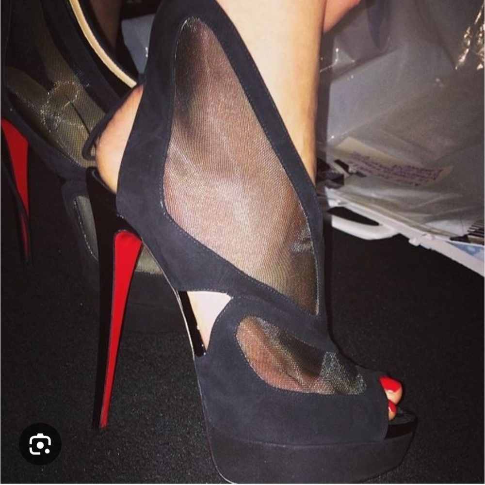 Elegant Black and Red Women's Heels
